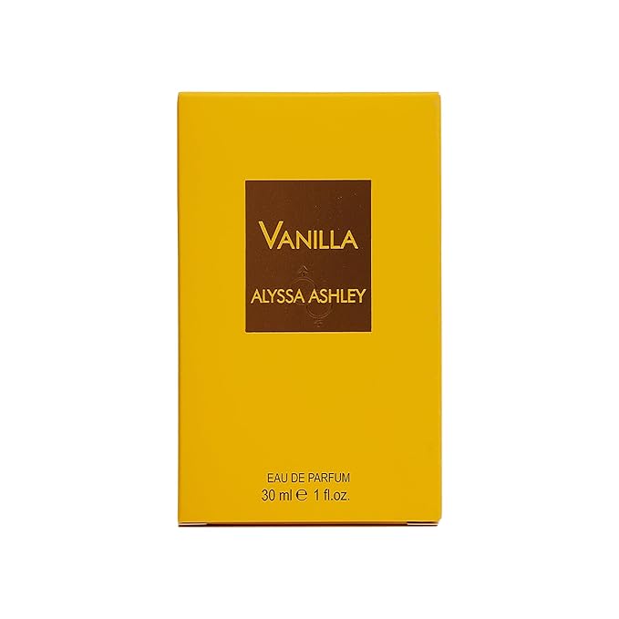 Alyssa Ashley Vanilla - Women Perfume with Caramel and Musk - Vanilla Perfume for Romantic Moments - Elegant Perfumes for Women - 1.01 oz EDP Spray