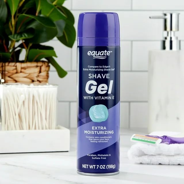 Generic 2 PACKS Shave Gel with Vitamin E, Extra Moisturizing, 7 oz, White