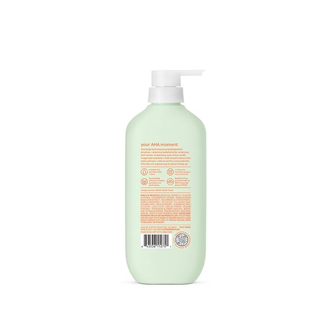 Method Body Wash, Daily Exfoliating Body Tonic - with notes of Ginger, Cardamom and Cedarwood, 17 fl oz