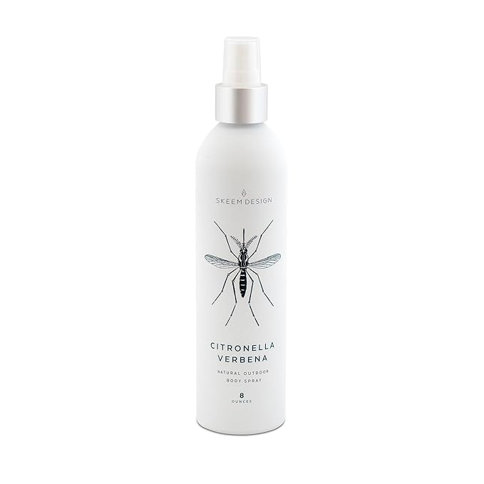 Skeem Citronella Verbena Body Spray - Easy To Use Natural Spray, Family Friendly - 8 oz