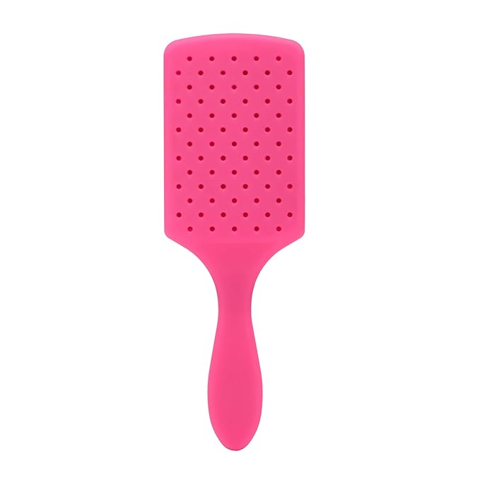 Wet Brush Paddle Detangler Hair Brush, Pink Frost - Ultra-Soft IntelliFlex Detangling Bristles with AquaVent Design - Spread Hair Treatments Evenly - Glides Through Tangles For All Hair Types