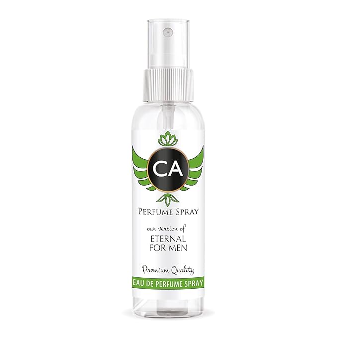 CA Perfume Eco Refill Impression of Eternal For Men Aromatic Fougere Long Lasting Fragrance Eau De Parfum 2 Fl Oz 60ml