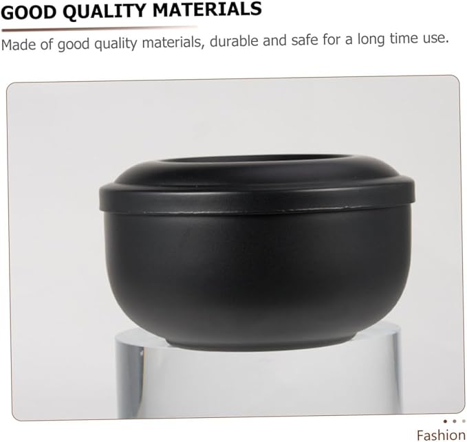 LIFKOME 1pc Rustproof Shaving Soap Bowl Lid Bubbling Container for Shave Men's Foaming Lid Bowl Home Use Shaving Tool
