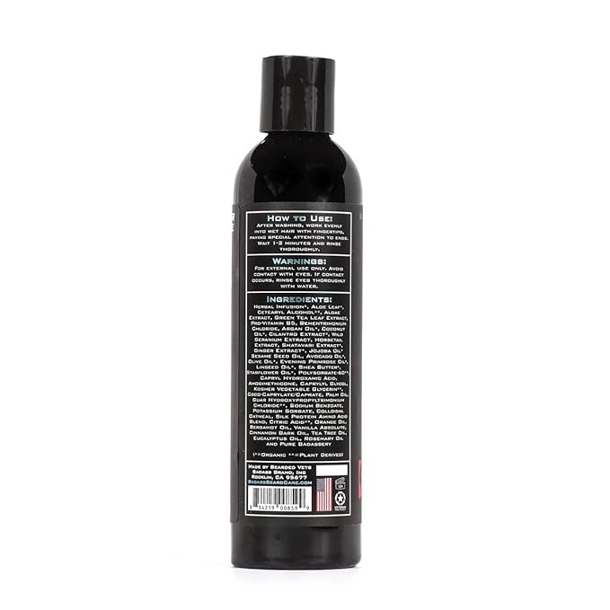 Badass Beard Care Beard Conditioner For Men - THE SODA JERK, 8oz - Made of Natural Ingredients for A Healthy, Soft, & Itch Free Beard and Mustache