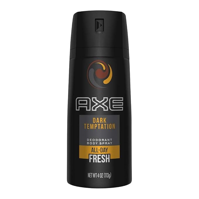 AXE Body Spray for Men, Dark Temptation pack of 7, 4 oz cans