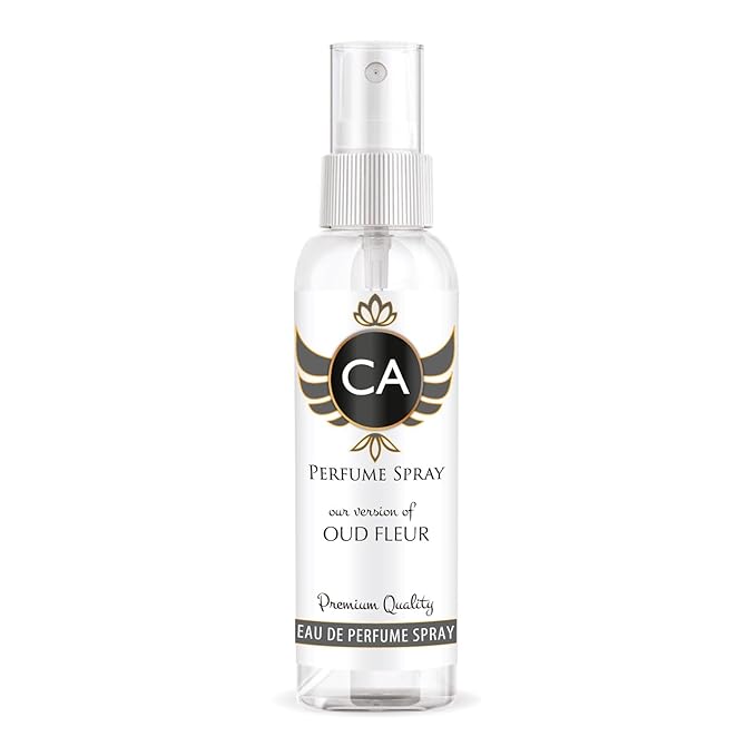 CA Perfume Eco Refill Impression of Oud Fleur for Unisex Woody Chypre Long Lasting Fragrance Eau De Parfum 2 Fl Oz 60ml