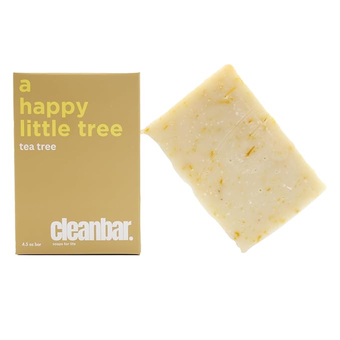 All Natural Bar Soap - A Happy Little Tree - Tea Tree, Lavender, and Bergamot Exfoliating Bar Soap