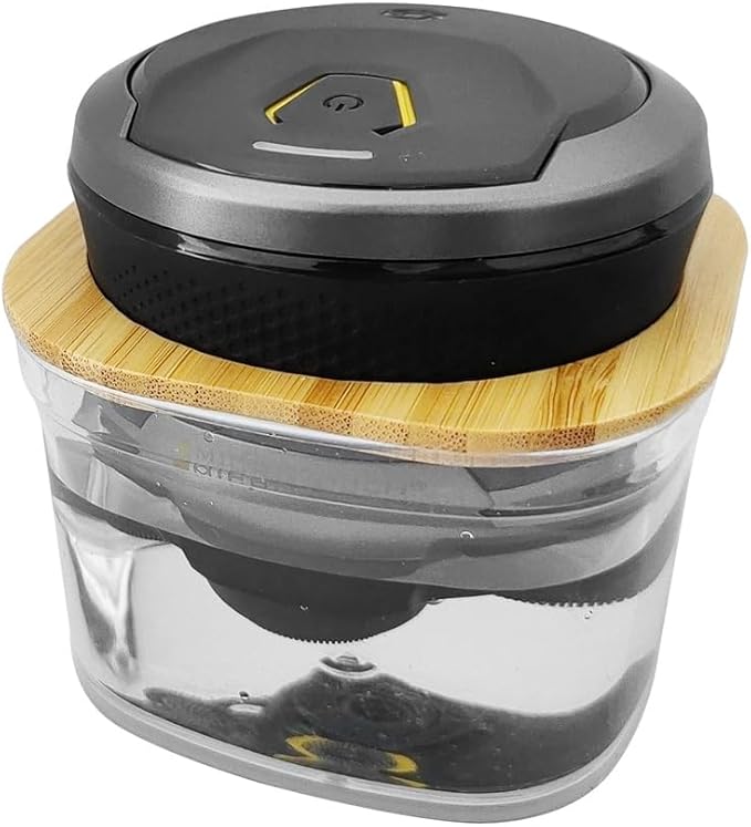 Bamboo Shaver Rinse Stand Compatible with Microtouch Titanium Electric Head Shaver
