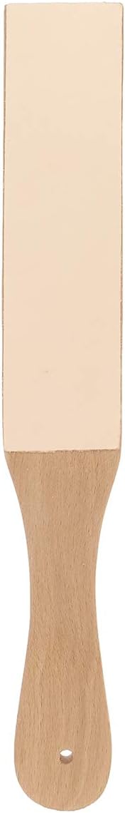Dual Sided Leather Blade Strop for Razors Sharpener & Polishing Compounds