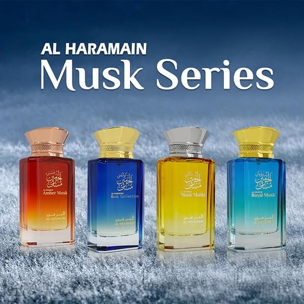 Al Haramain Musk Collection - Cologne for Men - Long Lasting Perfume for Men - Arabian Perfume for Men - Men's Cologne - Musk Perfume - 3.4 oz
