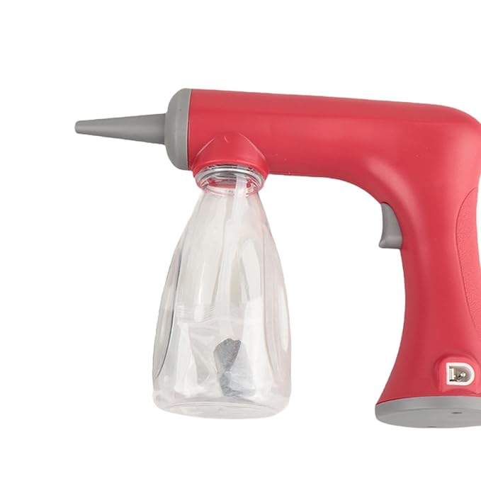 Foam Machine Professional Hot Lather Machine Cold and Hot Perm Convenient Reusable Lather Maker Charging for Salon Household, red