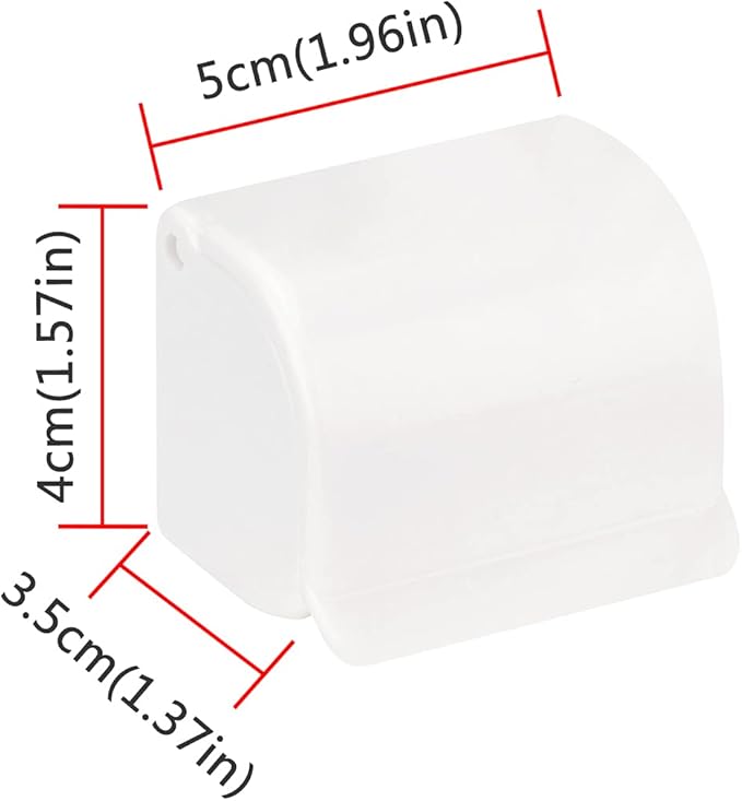 LUEXBOX 2 Pack Plastic Razor Holders With Cover for Shower, Wall Mount Shaver Hook, Self Adhesive Hanger Stands Compatible With Gillette Fusion 5 Proglide, Mach 3 Classic (White)