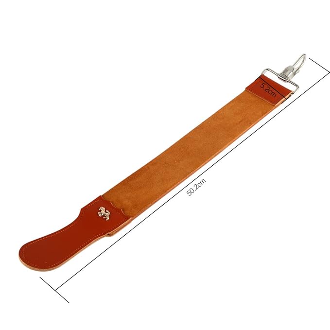 Straight Razor Strop Strap, Leather Sharpening Strap, Folding Knife Shave Sharpening Belt, Fit for Barber Use