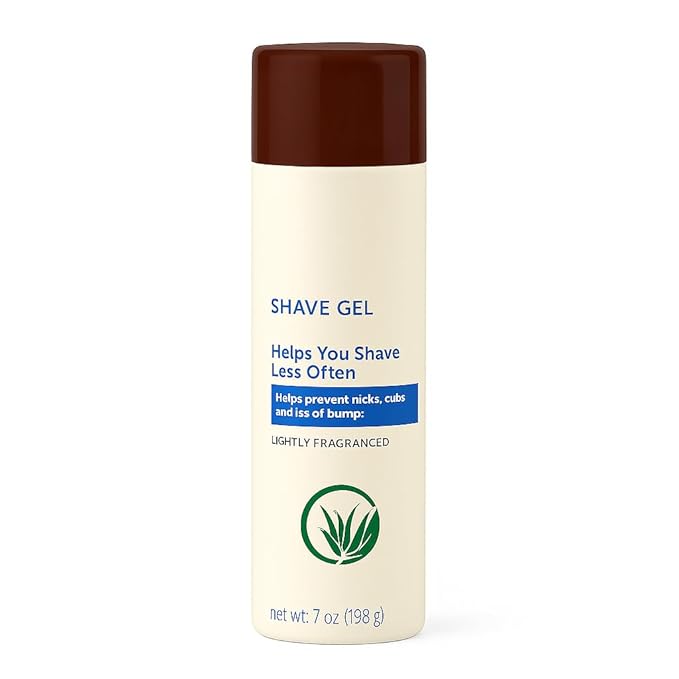 Shaving Gel with Aloe for Men and Women, Lightly Scented, 7 oz