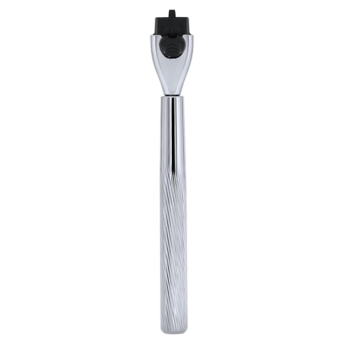 Razor Handle Only Compatible with Gillette Mach 3- Ergonomic Metal Handle, Reusable for Superior Shaving(Handle Only,No Blades)