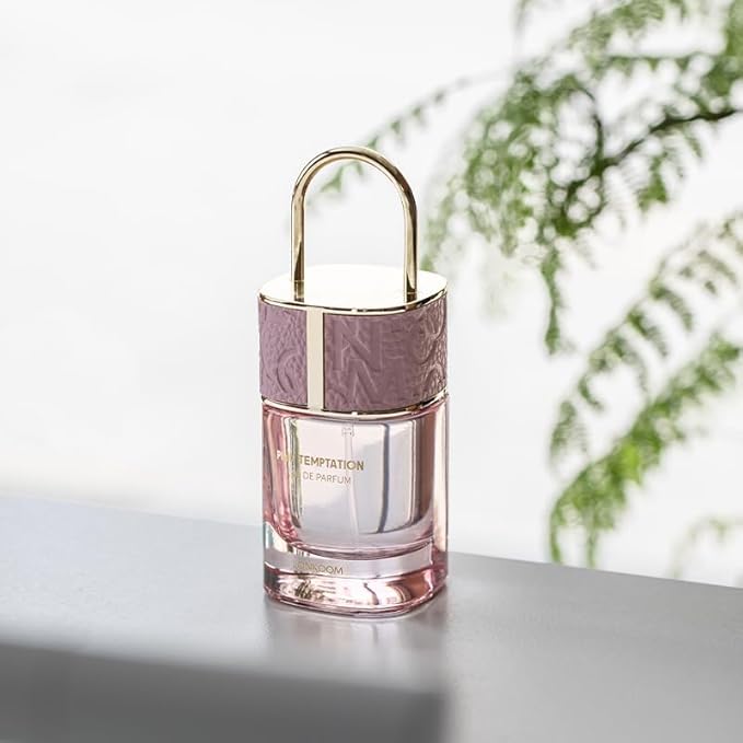 Lonkoom LOCK Pink Temptation Perfume for Women, 1.7 Fl Oz/50ml Eau De Parfum Spray Long-Lasting Fragrance, Floral Woody Notes of Madagascar Vanilla, Cedarwood, White Musk, Bergamot, Jasmine, Tuberose