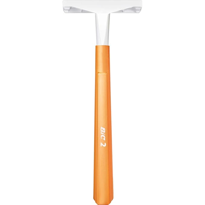 BIC 2 Sensitive Men's Razors, Disposable Razors with Two Blades for a Close and Precise Shave, Pack of 14