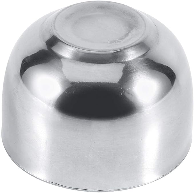 Agatige Shaving Bowl for Men, Double Layer Stainless Steel Shaving Lather Dish Soap Bowl Accessories for Barber Shops, Home, Business or Travel Use