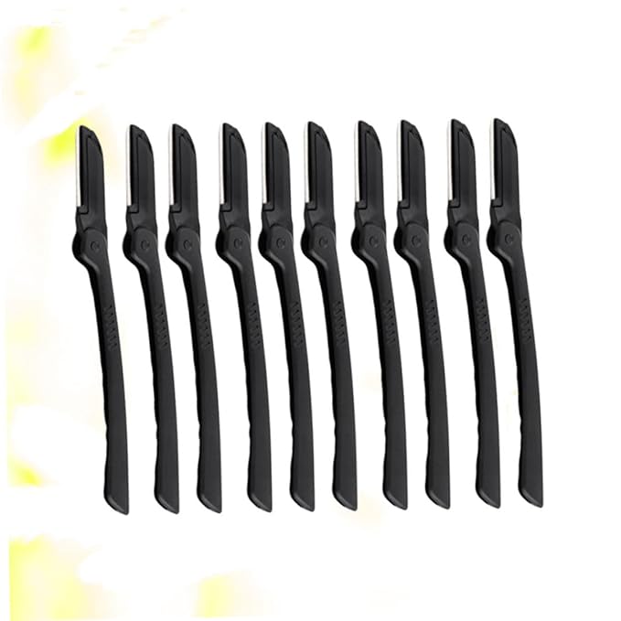 10pcs Portable Eyebrow Trimmer Eyebrow for Precise Grooming Travel-friendly Makeup Tool for Use