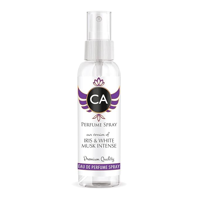 CA Perfume Eco Refill Impression of Iris & White Musk Intense for Women Floral Woody Musk Long Lasting Fragrance Eau De Parfum 2 Fl Oz 60ml