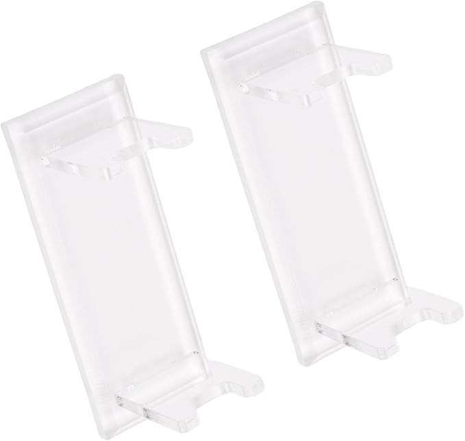 Acrylic Razors Stand Holder, Sturdy Shaving Brush Storage Bracket Countertop Organizer for Bathroom Kitchen Office Desk