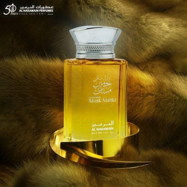 Al Haramain Musk Maliki Eau De Parfum Spray for Unisex, 3,4 Ounce