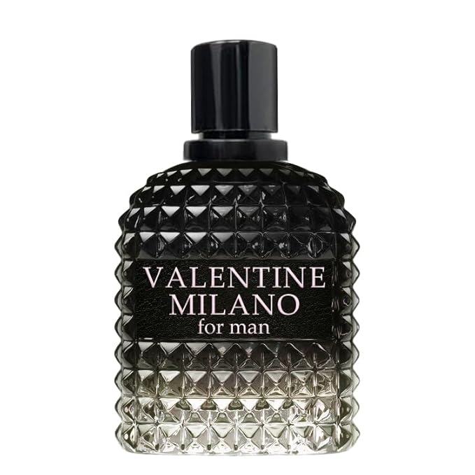 Perfume for Men Valentine Milano Eau de Toilette Natural Spray Men Cologne Masculine Scent 3.4 Fl Oz/100ML 2Pack