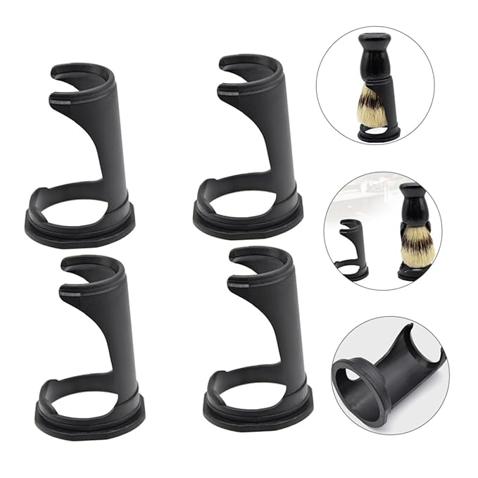 Pp Material Shaving Brush Stand Bowl 4pcs Multiple Brush Rack for Home Decoration