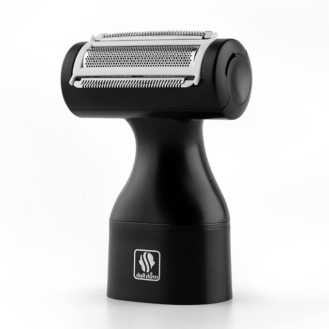 Skull Shaver Foil Attachment - Close Shave for Delicate Areas - Stainless Steel Head Foil Shaver - Compatible with Pitbull, Palm & Butterfly Kiss Shavers