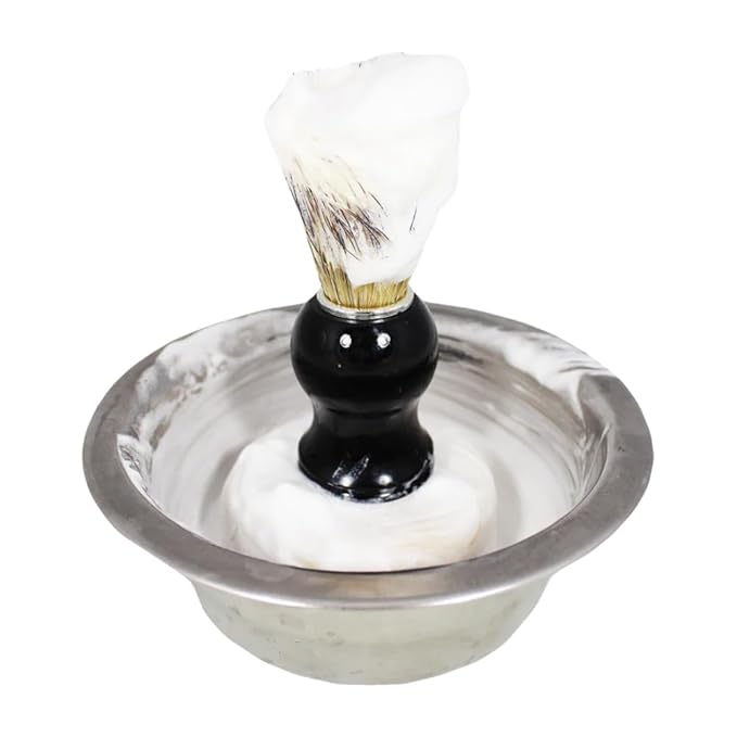O My! Natural Boar Bristle Shaving Brush | Handle offers a Perfect Grip | Bristles provide an Outstanding Shave!