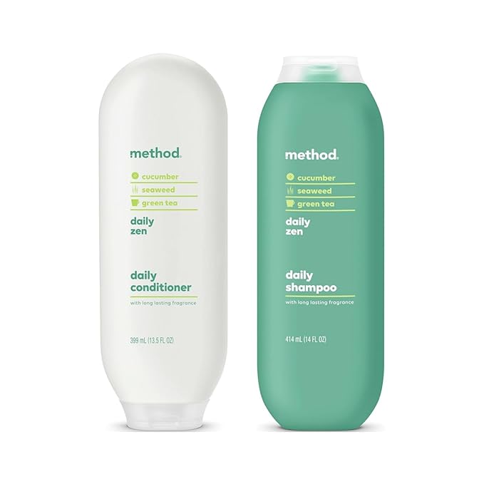 Method Daily Zen Shampoo and Conditioner, Gentle Daily Hair Care for Balance and Serenity, 1 CT.