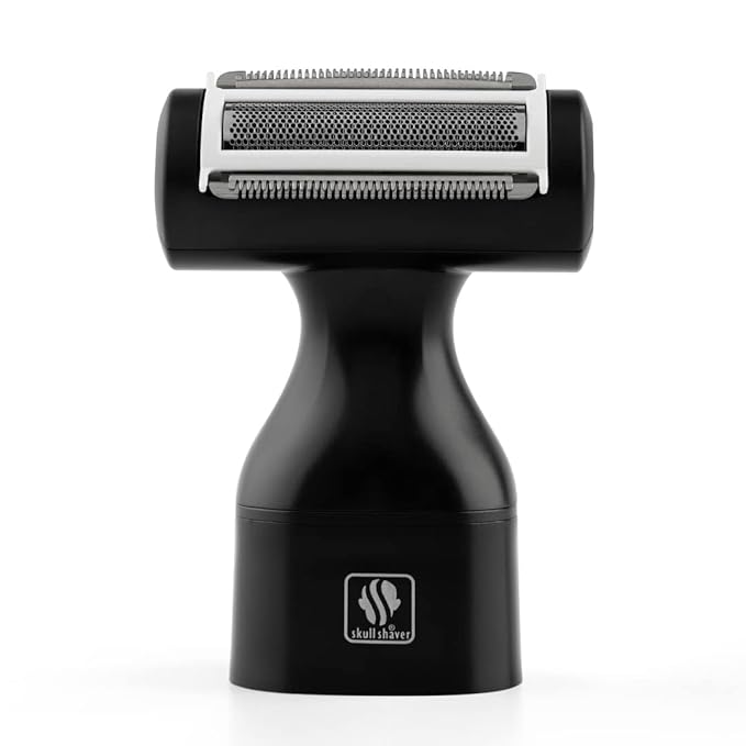 Skull Shaver Foil Attachment - Close Shave for Delicate Areas - Stainless Steel Head Foil Shaver - Compatible with Pitbull, Palm & Butterfly Kiss Shavers
