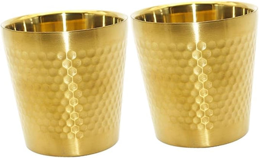 DOITOOL 2pcs Stainless Steel Shaving Bowl for Men Foaming Vessel for Daily Use Resistant Easy to and Personal Grooming Tool