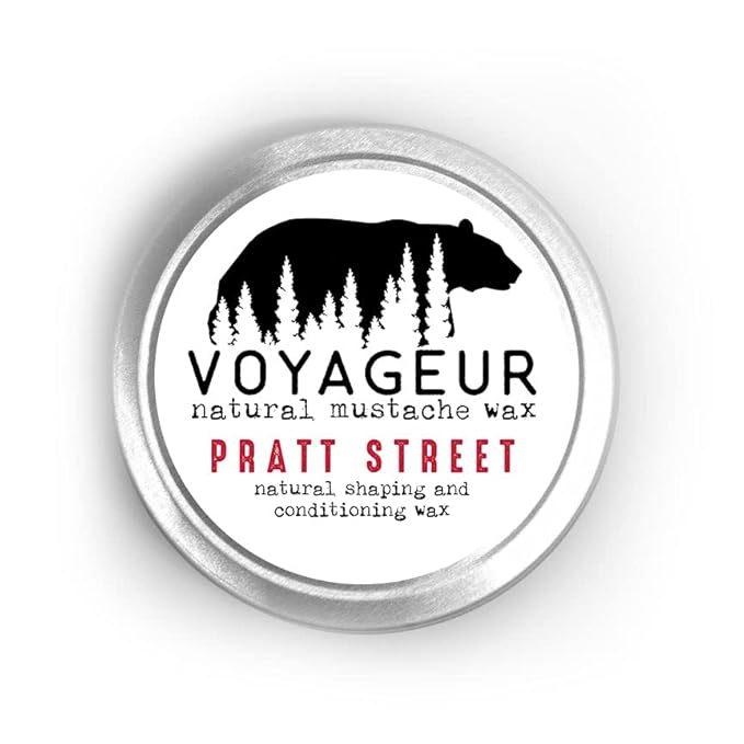 Pratt Street Mustache Wax by Voyageur Grooming