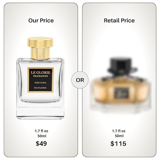 Inspired by Gucc* Flora Eau de Parfum, Fresh Floral EDP, Long Lasting 12-14 Hours Perfume Spray for Women, All Skin Types, Cruelty Free - 0.33 oz 10ml