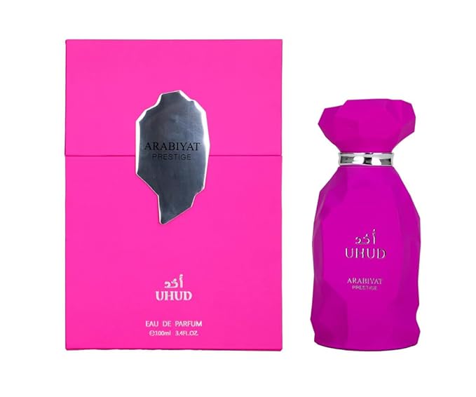 my perfumes Arabiyat Prestige Uhud Eau de Parfum, Unisex Fragrance For Women and Men, 100ml Made in UAE