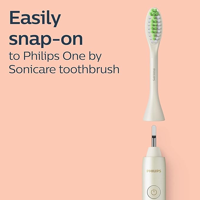 Philips One by Sonicare 2pk Brush Heads, White BH1022/07