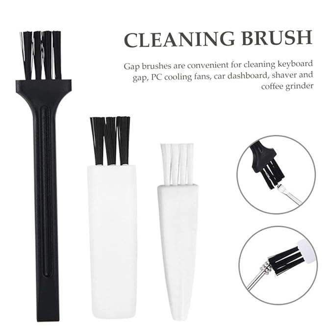 Angoily 60pcs Razor Cleaner Mini Cleaning Brush Barber Blade Cleaning Brush Shaver Cleaner Multipurpose