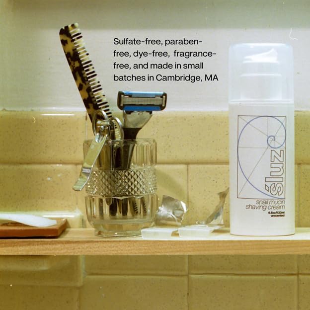 Snail Mucin Shaving Cream, with Snail Secretion Filtrate, Panthenol, Allantoin