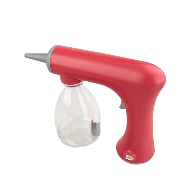 Perming Foaming Machine Lather Maker Hot Lather Machine USB Charging for Barber Shop, red 300ml