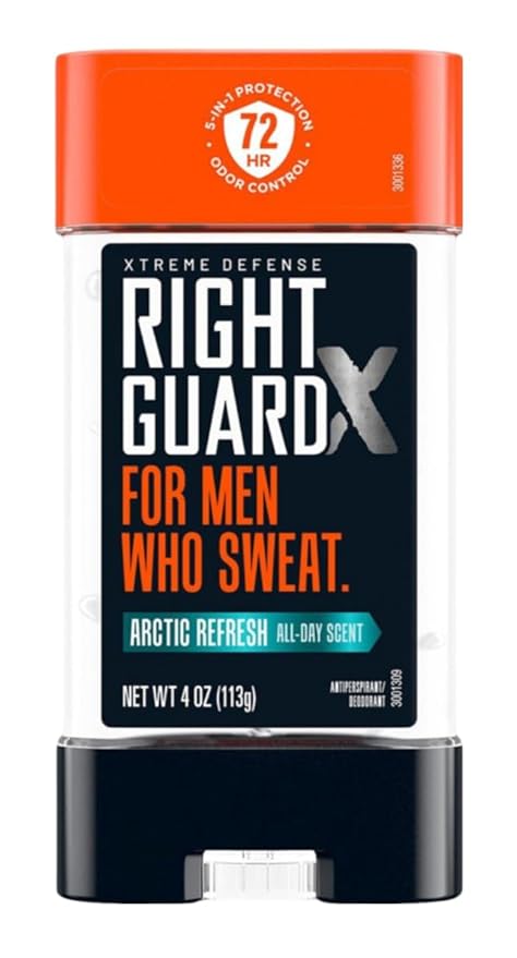 Right Guard Xtreme Defense Arctic Refresh Gel 4 Ounce Men