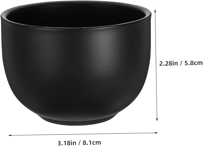 FRCOLOR Shaving Soap Bowl Deep Design for Rich Foaming Lightweight Portable for Home Travel Shaving Experience Durable and Practical for Men