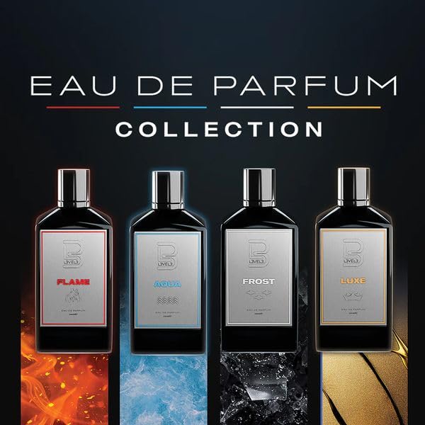 L3 Level 3 Eau de Parfum Cologne for Men - Long Lasting EDP - Juniper, Frozen, Pine Notes - 3.38 fl oz (Frost)
