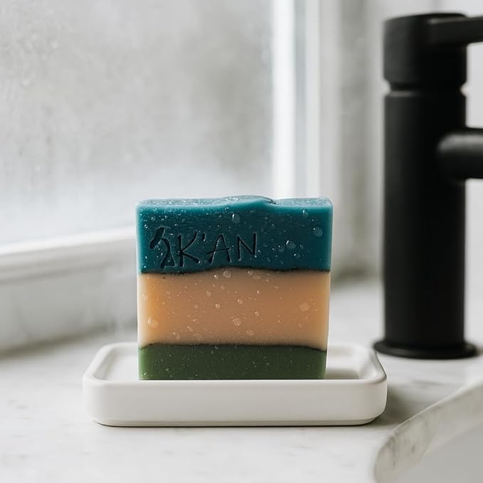 K'an Artisanal Handmade Soaps (Máak Men’s Charcoal Soap Bar)