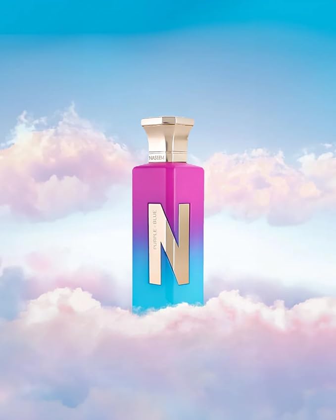 Naseem Perfumes Purple Blue Aqua Perfume Sublte Tone Eau De Parfum For Men & Women 75 ml