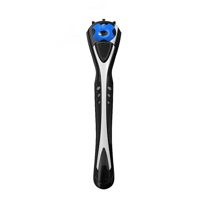 Replacement handle compatible with amazon basics razors, ergonomic non-slip grip for men.