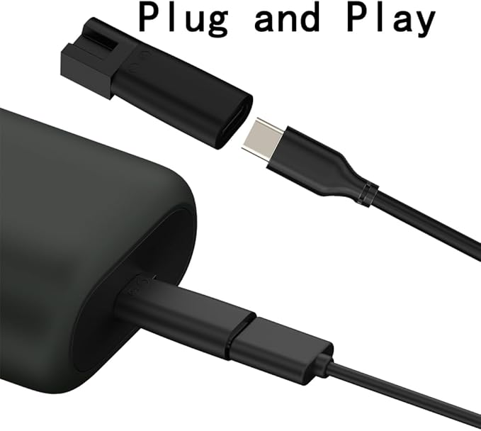 10PCS USB C Power Cord Replacement Charger USB Adapter Compatible with a Variety of Electric Hair Clippers, Beard Trimmers, Shavers, Desk Lamps,Purifiers, HQ8505 Charging Cable
