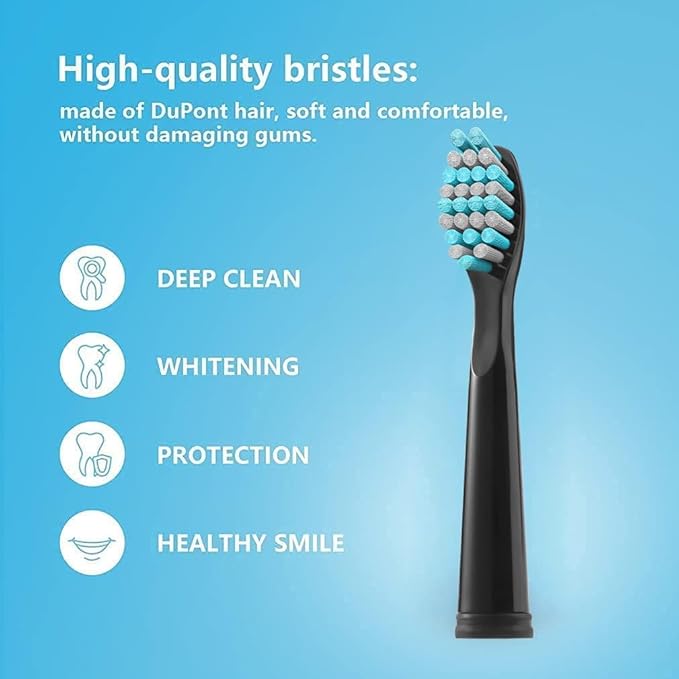 5 Pack Electric Toothbrush Replacement Heads Compatible with Fairywill FW-507/508/551/515/917/959/2011,FW-D1/D3/D7/D8,Toothbrush Replacement Heads Compatible with SEAGO 958/2316/SGKIDS-2303