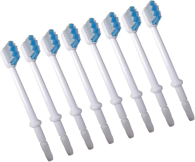 8pcs Professional Water Toothpick Brush Heads Replacement for Oral Irrigator Accessories