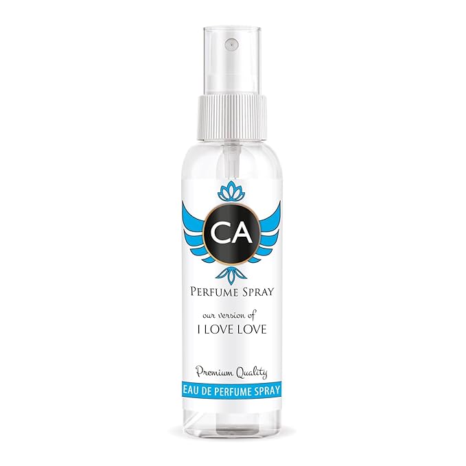 CA Perfume Eco Refill Impression of I Love Love for Women Floral Woody Musk Long Lasting Fragrance Eau De Parfum 2 Fl Oz 60ml